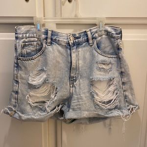 Ripped American Eagle Shorts